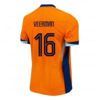 Holandsko Joey Veerman #16 Domáci futbalový dres ME 2024 Krátky Rukáv